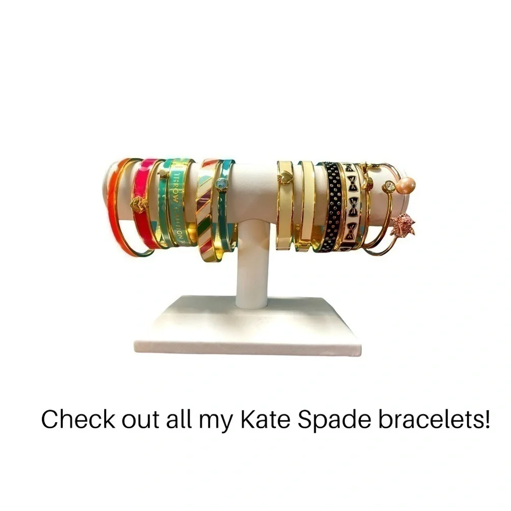 Kate Spade ♠️ Live Colorfully Hinged Bracelet - Picture 7 of 7